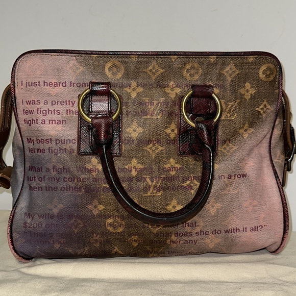 Louis Vuitton Richard Prince Graduate Jokes Bag Boston satchel tote - Picture 15 of 15